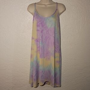 Shein Tie Dye Strappy Back Cami Dress